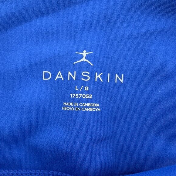 Danskin Lightweight Full-Length Blue Leggings L NWT 3043 - Picture 4 of 11